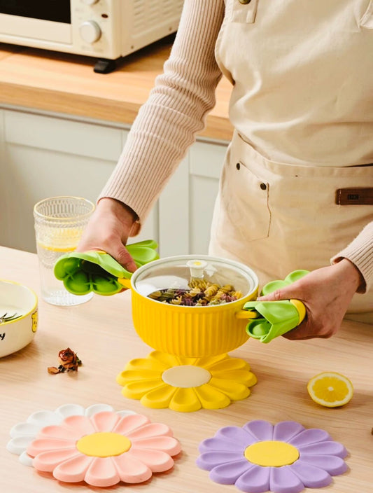 Daisy Silicone Coasters