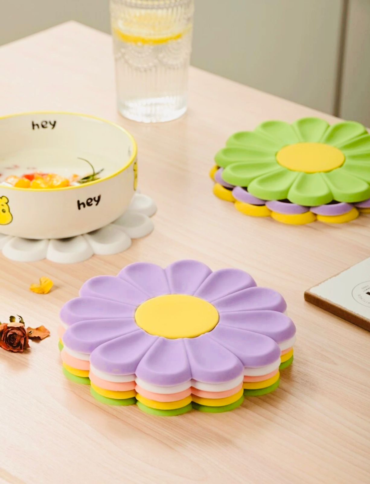 Daisy Silicone Coasters